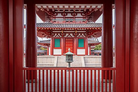 Shitennoji temple, it is Japan's oldest official temple, Osaka, Japan