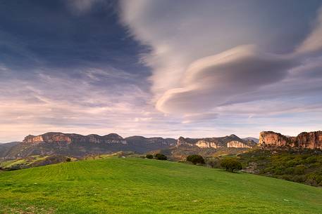 The famous limestone heels near the village of Perdas de Fogu.