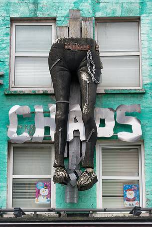 Typical exterior building in Camden Town, London, England, United Kingdom, Europe