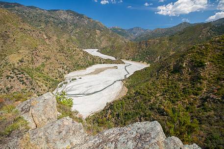 Amendolea river, in the Aspromonte National Park