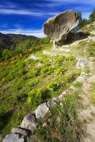 La Rocca Del Drago illuminated by the light of a spring afternoon