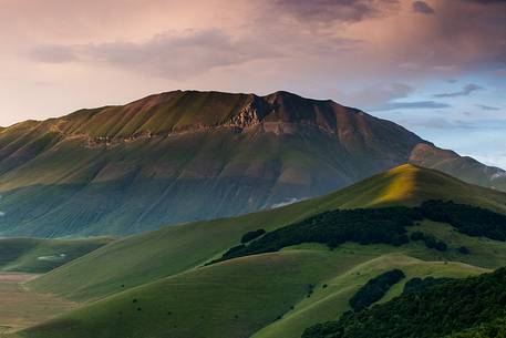 Sunset on Castelluccio of Norcia