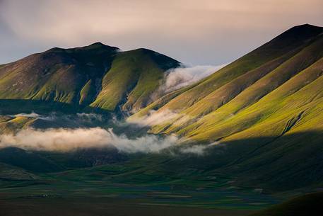 Sunset on Castelluccio of Norcia