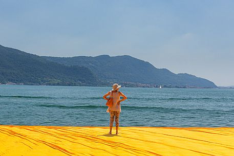 The Floating Piers, by Christo and Jeanne-Claude. Lake Iseo 2016.