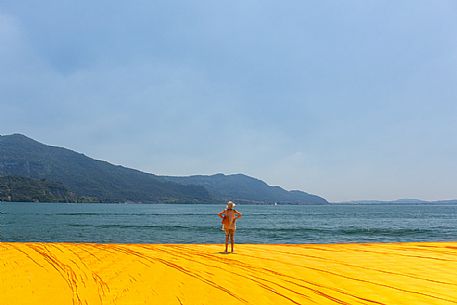 The Floating Piers, by Christo and Jeanne-Claude. Lake Iseo 2016.