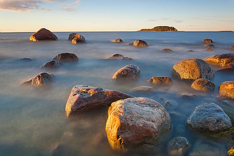 Lahemaa National Park.
Ksmu peninsula is a gigantic natural Ice Age park with a unique boulder field and rocks left behind by glacial drift, Estonia