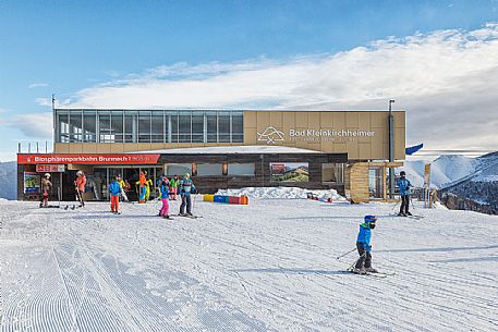 Mountain Station called Biospharenpakbahn Brunnach in the Nockberge mountain area, Bad Kleinkirchheim, Carinthia, Austria, Europe