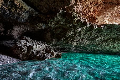 Cave of lovers, Grotta degli innamorati, Zingaro nature reserve, San Vito Lo Capo, Sicily