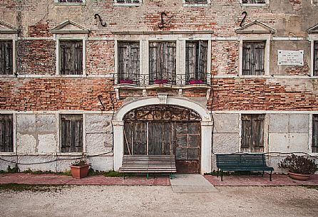 Old building in Lio Piccolo village, Jesolo, Venetian Lagoon, Veneto, Italy, Europe