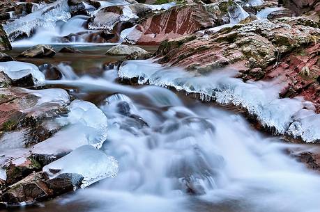 Ice in Gladegna river