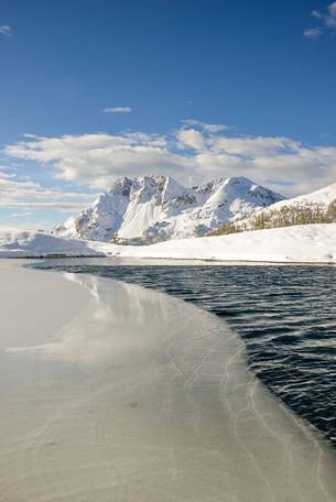 Mount Bivera seen by Casera Razzo