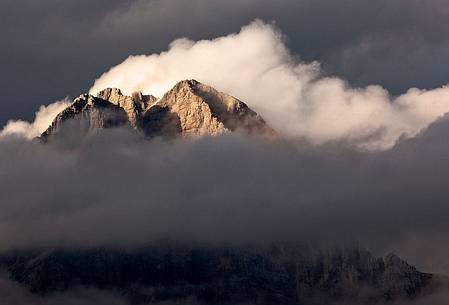 Sunset on Duranno Mount