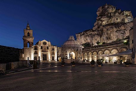 Sasso caveoso church of saints Peter and Paul, Matera, Basilicata, Italy