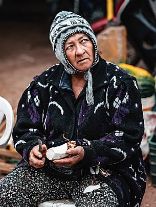 Paraguayan woman at the market of Concepcin, Paraguay, America