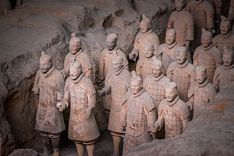 Qin Shi Huang's Tomb, Terracotta Soldiers
The Terracotta Army,  Xi'An, Shanxi, China